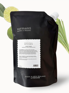Surmanti Hand Wash - Persian Lime & Lemongrass - 1 Ltr Refill - Natural Kitchen