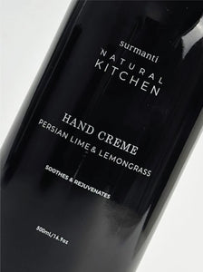 Surmanti Hand Creme - Persian Lime & Lemongrass - Natural Kitchen